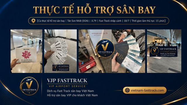 Hỗ trợ nhập cảnh và nối chuyến nội địa tại sân bay Tân Sơn Nhất cho gia đình 6 thành viên